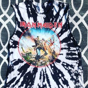 🎸🖤Iron Maiden tye dye tank top🎸🖤